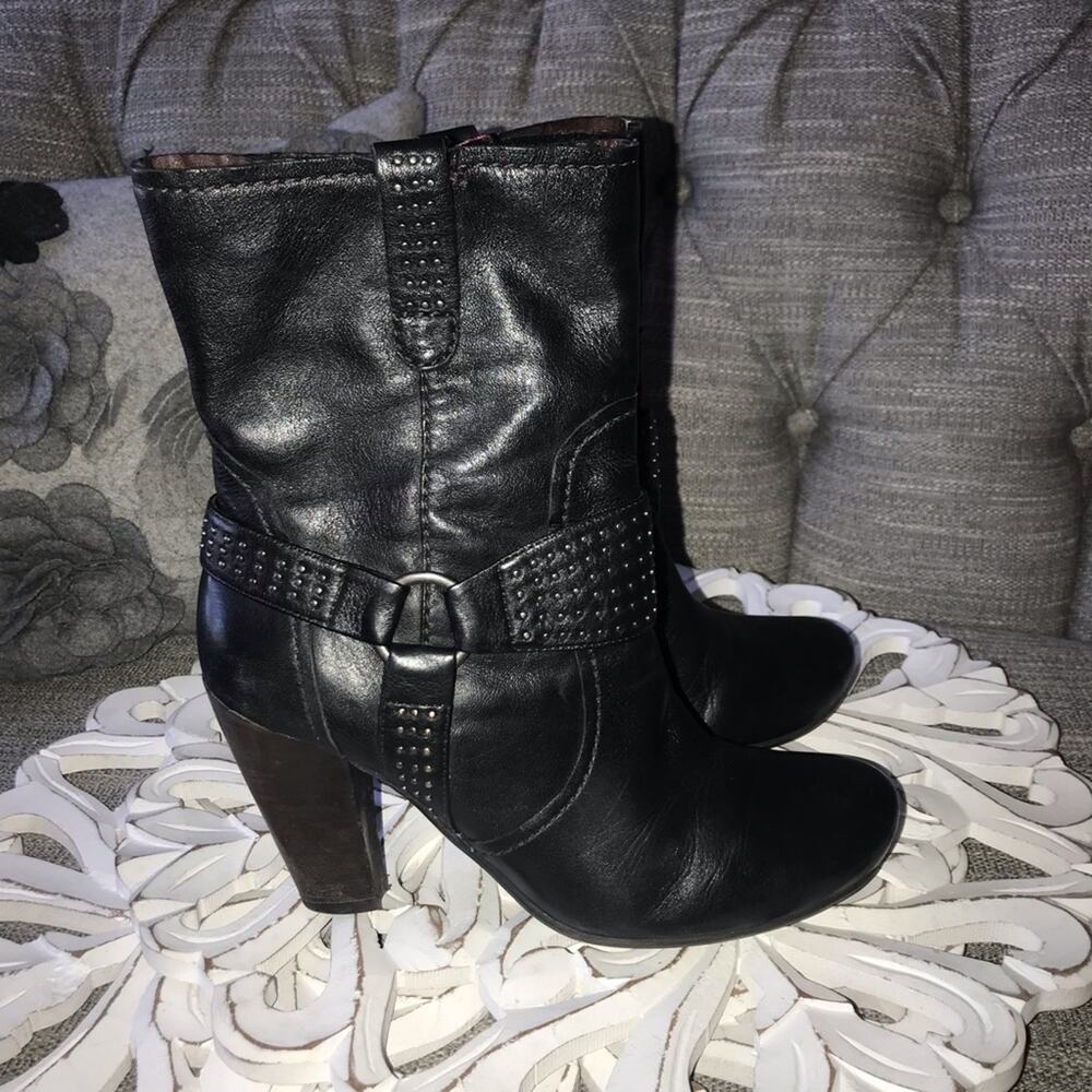 Biviel Ankle Heels Boots Woman’s 38.5 7.5 - Picture 3 of 8